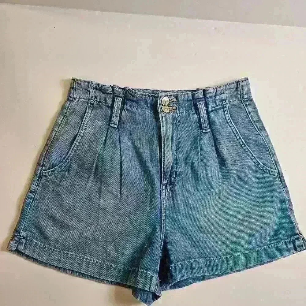 American Eagle High Waist Paper Bag Women's Size 4